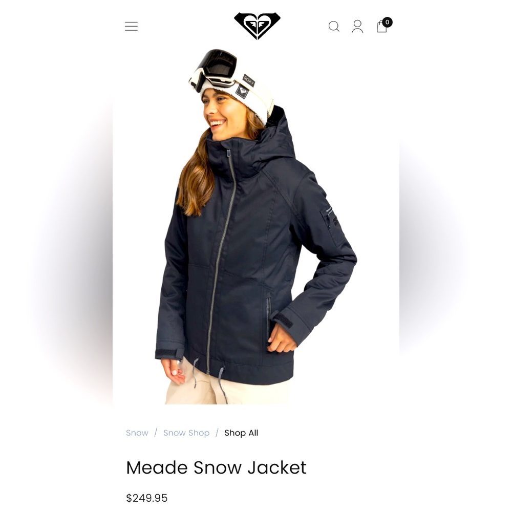 Roxy ski 🎿 snowboarding 🏂 coat excellent condition size medium ⛷️